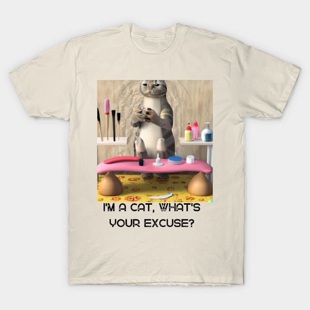 I am a Cat T-Shirt by Infi_arts